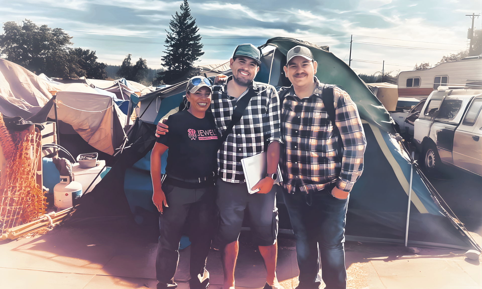 Community coming together to support those in need